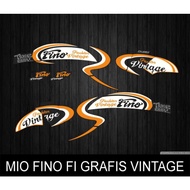 MIO FINO F1 VINTAGE GRAPHICS variation striping sticker