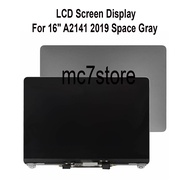Original LCD Screen for 16inch A2141 Year 2019 Space Grey Top Set
