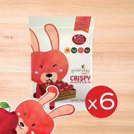 Greenday - [六包裝] Greenday Kids 開心水果農場 蘋果脆脆 健康低糖零食 11g