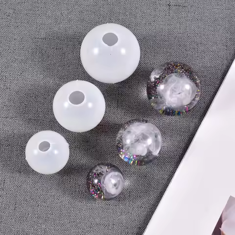 2/3/4/5/6/7/8/9/10cm Transparent Silicone Mold for Home Decoration DIY Dried Flower Star Universe Sp