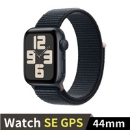 Apple Watch SE 2023 GPS 44mm 午夜鋁錶殼配午夜運動錶環