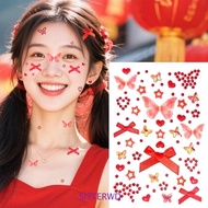 SISTERWD Face Temporary Tattoos, Rhinestone Sparkling 3D Crystal Face Sticker, Scrapbook Journal Wat