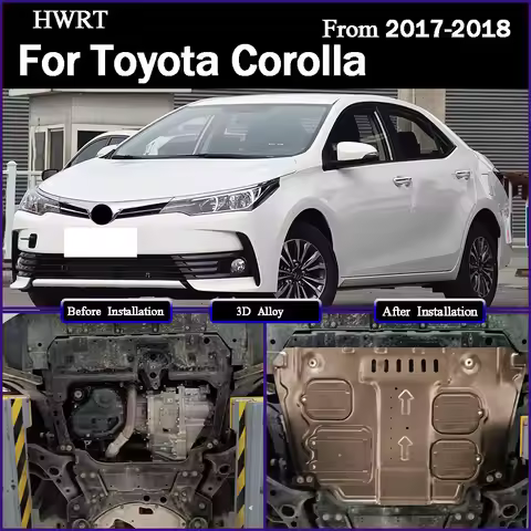 Engine Splash Guard Suitable For Toyota Corolla 2017-2018 1.8L 1.2T Engine Underguard Chassis Protec