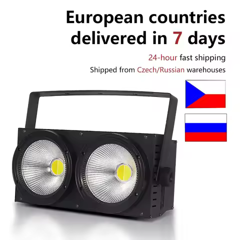 DMX 2x100W Blinder Lighting DMX Stage Lighting Effect Club Show Night DJ Disco,Stage Lighting