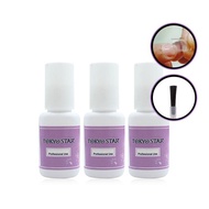 TOKYO STAR Brush Type Nail Glue 7g 3pcs Jewelry Alloy Diamond Fake NailsMall