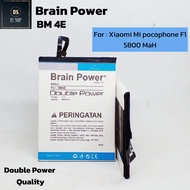 Batre Baterai Xiaomi PocoPhone F1 / POCO F1 BM4E BM-4E Double Power Batre Batrai