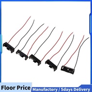5pcs 4.3" Wire Leads Black Battery Storage Slot Holder 1 x 12V 23A/27A