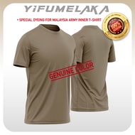 yifuOS Baju Khaki T shirt Tentera Darat TShirt Inner Army microfiber Askar Malaysia T-Shirt