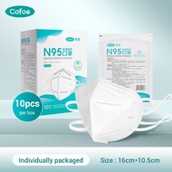 Cofoe 5ply N95 Headloop Perlindungan Perubatan Ma Sk Tali Laras Pensterilan Respirator Duckbill Face