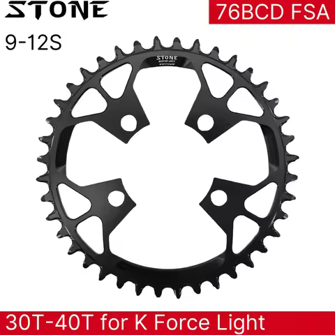 Stone Chainring 76BCD For K Force Light crankset Round 30T 32 34t 36 38T 40T tooth MTB Bike Cycling 