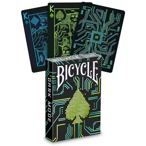 Bicycle Dark Mode Playing Cards USPCC Collectable Deck Poker Size Card Games Magic Trick Props for M
