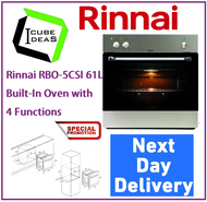 Rinnai RBO-5CSI 61L Built-In Oven with 4 Functions / FREE EXPRESS DELIVERY