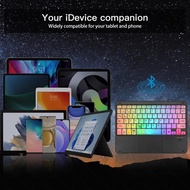 GOOJODOQ RGB Backlit Wireless Bluetooth Keyboard And Mouse For iPad