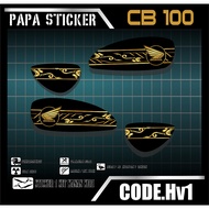 CB 100 Striping - CB 100 List Variation Striping Code Hv1