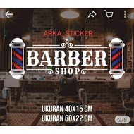 BARBER SHOP STICKER /DIN GLASS STICKER