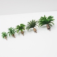 7cm palm tree model tree - 4cm model cycad tree