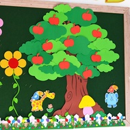 Eva foam bulletin board kindergarten decoration