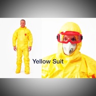 Disposable Coverall Yellow Suit DuPont Tyvek Tychem C (EN14126), protection against corona virus @ c