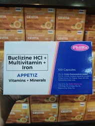 APPETIZ Buclizine HCI + Multivitamin + Iron 100 Capsule