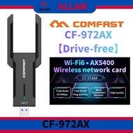 COMFAST CF-972AX Driver Free USB3.0 WiFi 5400Mbps WiFi6 USB Adapter 802.11Ax For PC