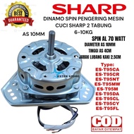 MESIN Sharp 2-tub washing machine dryer Spin dynamo ES-T95CA/ES-T95CR/ES-T95NT/ES-T95MW/ES-T95M/ES-T