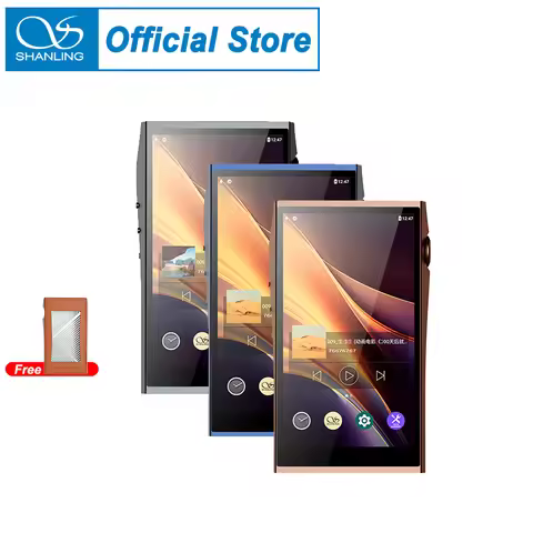 SHANLING M7T Android 13 Portable Player DAC AMP Reference Sound dual AKM AK4498EX AK4191 Hi-Res Audi