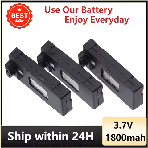 3.7V 1800Mah RC Drone Battery Accessory For E88 E88PRO Ls-E525 E525 PRO Mini Uav Drone Battery Speci