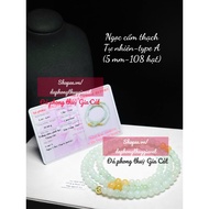 Jadite Marble 3-String Bracelet Chain A Size 5mm 108 Svip Beads Inspected Goods