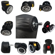 🏅 Removable Luggage Wheel Accessories Universal Wheel Trolley Case Luggage Pulley Wheels Replacement Pas Suitcase Wheel