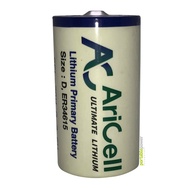 SCL-20H Aricell Lithium Thionyl Chloride Battery 3.6V 14.5Ah Size D SCL20H Battery - Equivalent to S
