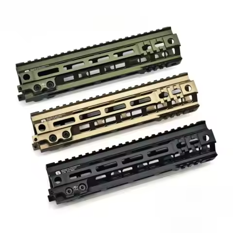 M-LOK Rifle Metal Handguard MK4 Alloy, Compatible with MK4 M4 M16 AR10 AR15 SLR, Hunting Accessories