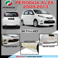 PERODUA ALZA 2008-2013 SE STYLE FULLSET SKIRTING MATERIAL PU/FIBER/ABS BODYKIT