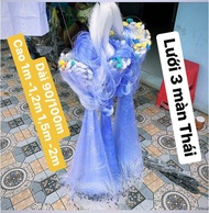 Lưới đánh cá 3 màn Thái bắt cá dài 90/100m cao 2m 15m12m1m