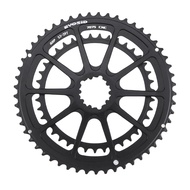 EVOSID แผนที่ห่วงโซ่จักรยานความเร็วคู่ 50-34T 52-36T 53-39T กรวดจักรยาน Crankset Chainwheel 7075 อลู