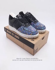 Nike Air Force 1 Crater Flyknit Low  Men's and women's sneakers . EU Size：36 36.5 37.5 38 38.5 39 40 40.5 41 42 42.5 43 44 45
