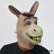Halloween donkey mask Halloween hacker fish costume