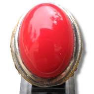 ( BISA COD ) CINCIN BATU AKIK PRIA RED MARJAN SUPER