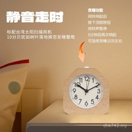 Alarm Clock Creative Log Clock Wake Up Table Clock Solid Wood Student Quartz Clock Snooze Lazy Lumin