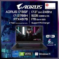 AORUS 17 BSF – RTX4070 (13th Gen Intel i7) 240mhz 16GB DDR5 1TB gen4 PD Charge