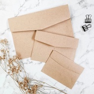 VINTAGE ENVELOPE BROWN ENVELOPE/ B7 A6 A5 by. TOKE