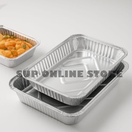 Disposable Aluminium Foil Tray / Full Size Baking Tray / Half Size Buffet Catering Food Tray / Bekas