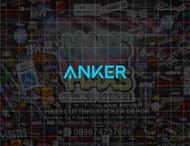Cutting Sticker Logo Anker Powerbank Ukuran 5 Cm