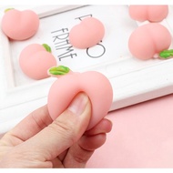 5pcs Squishy Toy Fun Peach Pig Dog Butt Squeeze Fidget Toy Sensory Autism Squeeze Stress Reliever Mini Toys Cute Novelty Vent Toy