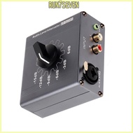 RUN Professional Music Attenuator With 3 5Mm XLR 6 35Mm Input For Studio Playing