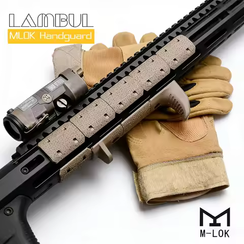 Tactical Nylon Rail Cover Kit M-LOK Handguard Protector Compatible with AEG GBB Airsoft Accessories 