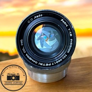 C.C AUTO PETRI 55MM.F1.8 PETRI MOUNT+ ADAPTER PETRI TO M39