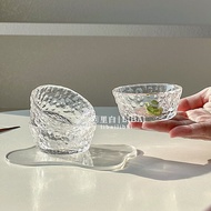 韵器ins家用玻璃油碟调味酱碟蘸料复古碟子番茄酱调料玻璃碟子Yunqi ins household glass oil dish seasoning sauce dishchengdu666.my20