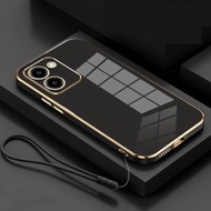 Softcase Vivo Y36 4G, Y36 5G, Y27 5G Case Luxury Plating Premium Casing