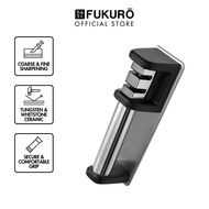 Fukuro Two-Stage Knife Sharpener, Easy and Safe Chef Series Sharpener Tool