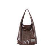 Crying Center | กระเป๋าสะพายหนังข้างสีพื้น